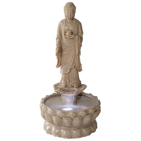 Design Toscano Earth Witness Buddha Illuminated Garden Fountain: Large QN164001
